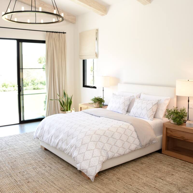 Jennifer Adams 3 Piece Printed Duvet Cover and Sham Set