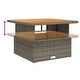 preview thumbnail 60 of 75, vidaXL Patio Dining Set with Cushions Outdoor Seating Gray Poly Rattan