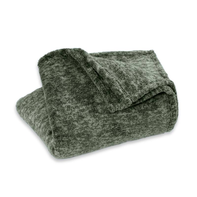 Martex Easy Living Rune Throw - 50"W x 60"L - Olive