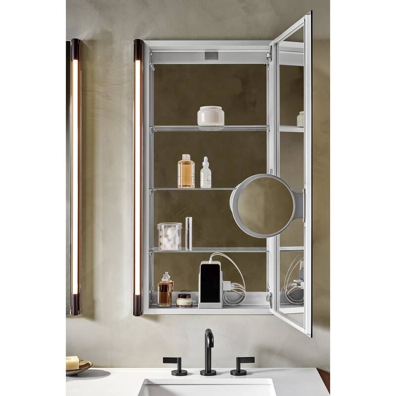 Robern PL Portray 19-1/4" x 36" Frameless Single Door Medicine Cabinet