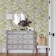 preview thumbnail 1 of 0, Piedmont, Palomas Botanical, 27 FT. L x 27In. W Wallpaper Roll Grey