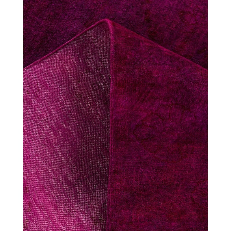 Fine Vibrance One-of-a-Kind Hand-Knotted Area Rug - Pink, 6' 2" x 9' 2" - 6' 2" x 9' 2"