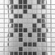 preview thumbnail 5 of 4, Merola Tile Alloy Square Stainless Steel 11-7/8" x 11-7/8" Metal Wall Tile