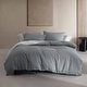 preview thumbnail 2 of 14, Calvin Klein Contrast Weave Reversible Duvet Cover Set