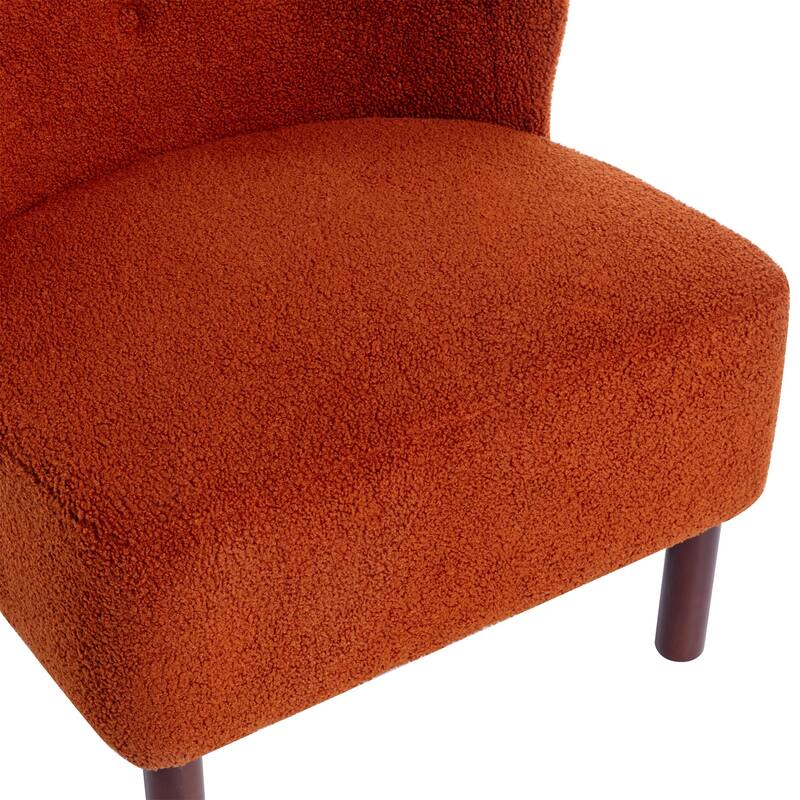 Merax Accent Chair, Upholstered Armless Chair