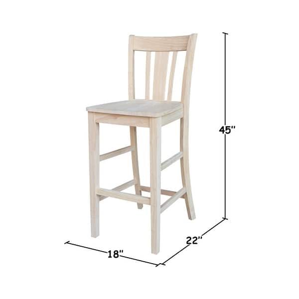 dimension image slide 16 of 21, Copper Grove Wistman Bar Stool