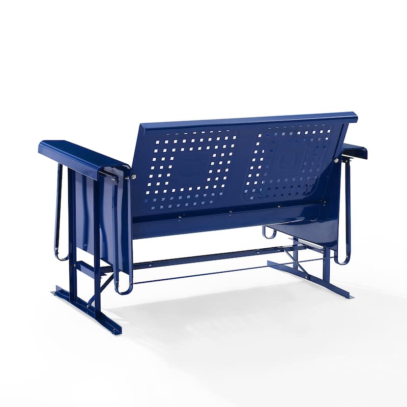 Crosley Bates Outdoor Metal Loveseat Glider - 28"x48.75"x32.5"