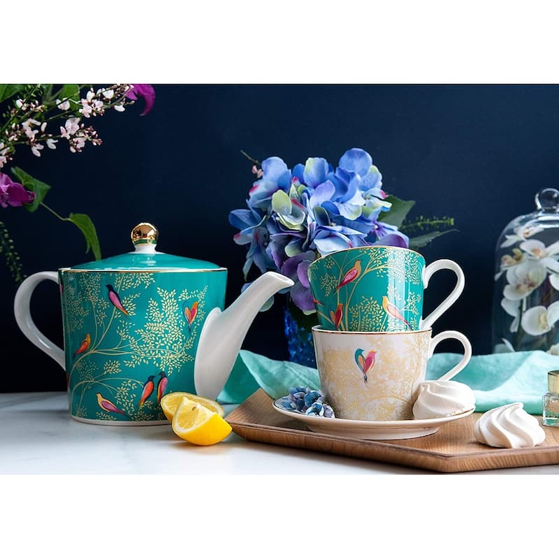 Sara Miller for Portmeirion London Chelsea Teacup and Saucer - 8 oz.