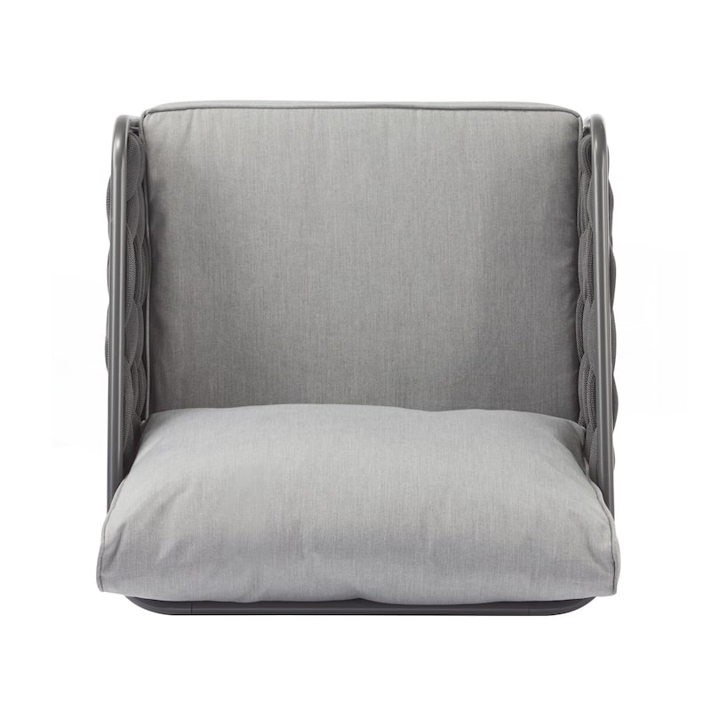 4-Pieces Outdoor Metal Patio Furniture Set