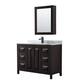 Option Dark Espresso / White Carrara Marble Top / Matte