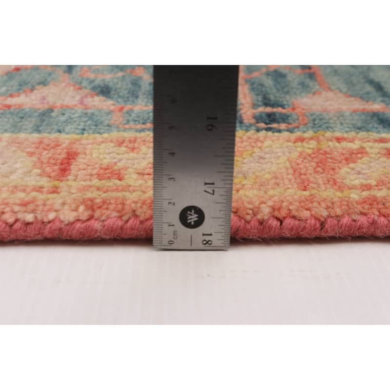 ECARPETGALLERY Hand-knotted Jules Serapi Coral Wool Rug - 9'2 x 11'9