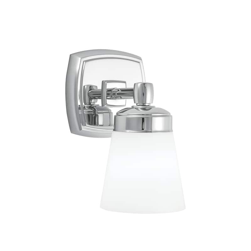 Soft Square 8.5'' High 1-Light Sconce - Chrome - 8.5 inch Tall - Chrome - 8.5 inch Tall