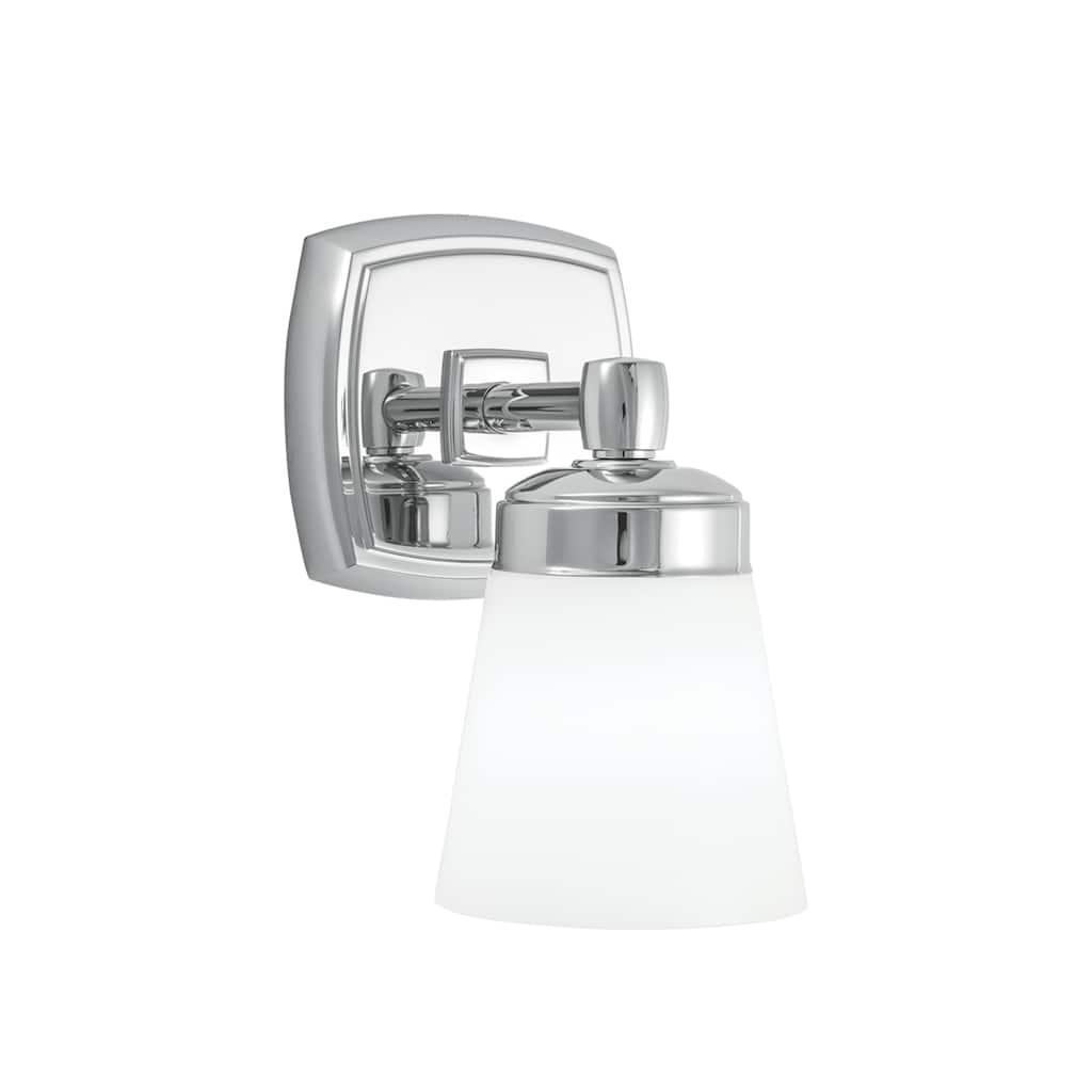 Soft Square 8.5'' High 1-Light Sconce - Chrome - 8.5 inch Tall