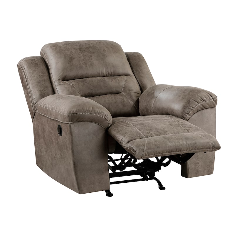 Alonzo 3-Piece Manual Reclining Living Room Sofa Set