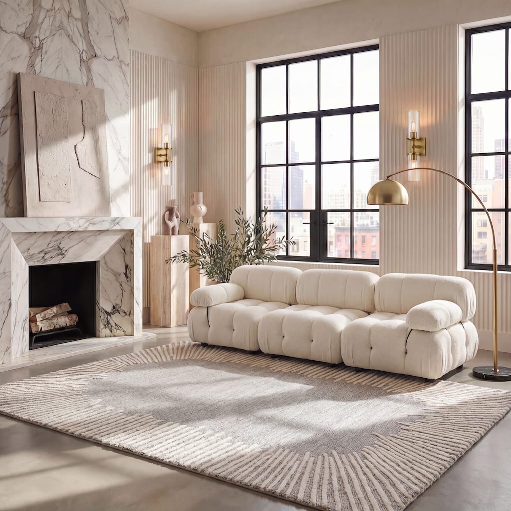 SAFAVIEH Handmade Abstract Sofoula Modern Wool Rug