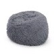 preview thumbnail 8 of 18, Lachlan Glam Faux Fur Bean Bag Chair by Christopher Knight Home