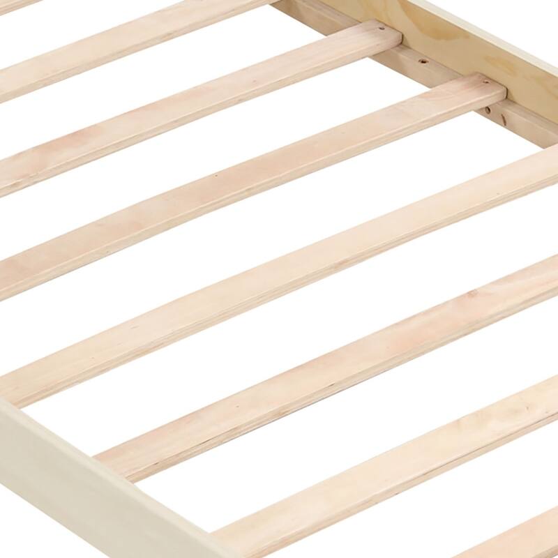 Contemporary Multifunctional Twin Size Wooden Platform Bed Frame