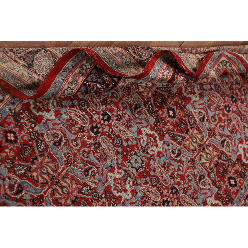 Vegetable Dye Senneh Accent Rug Handmade Wool Carpet - 3'4" x 5'0"