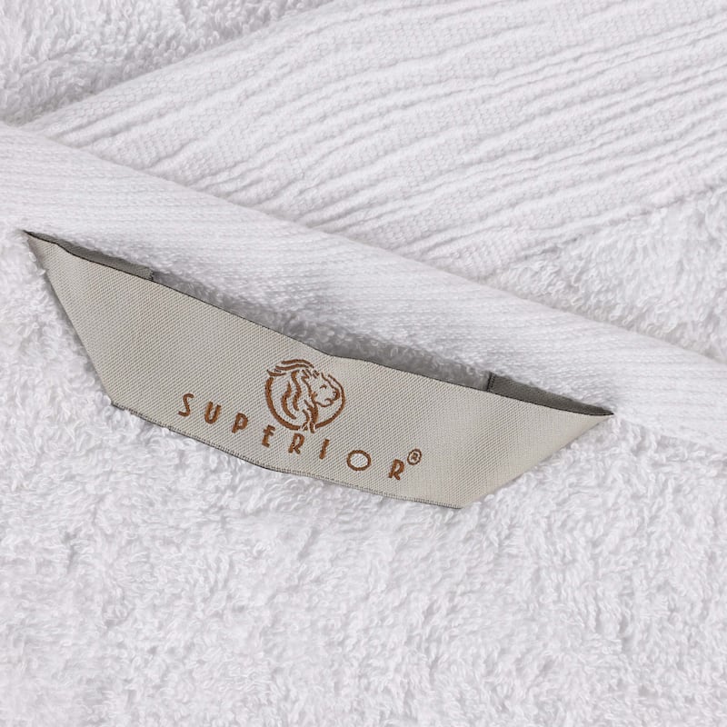 Superior Sierra Rayon From Bamboo Cotton Blend Face Towel Washcloth Set of 12