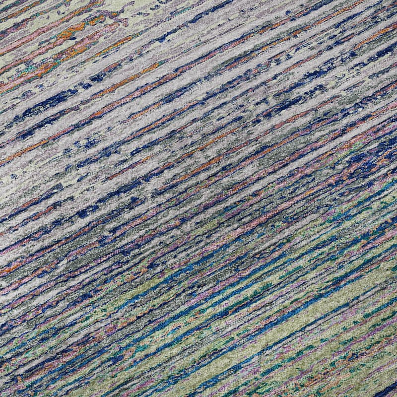 Premium Washable Super Soft Ombre Stripes Mayfield Rug
