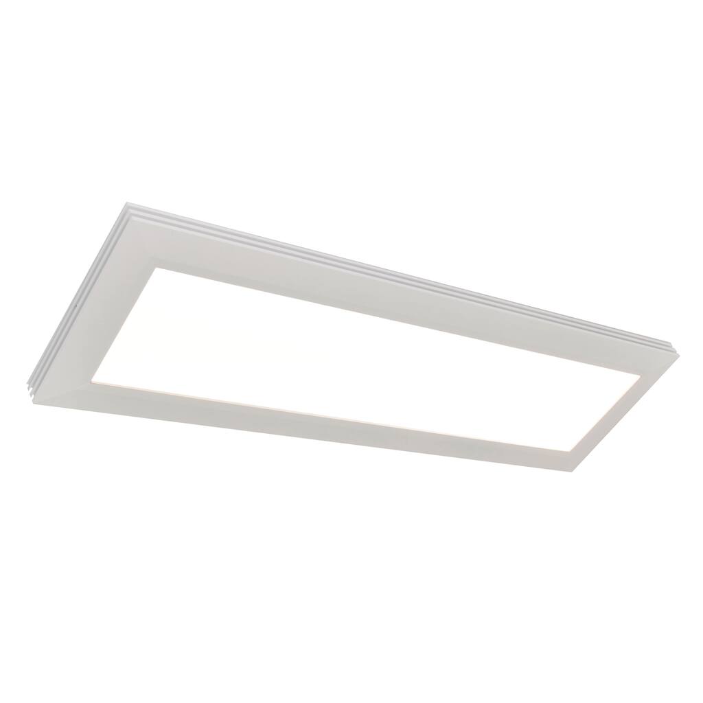 Sloane 1-light ADA White LED Flush Mount, White Acrylic Shade