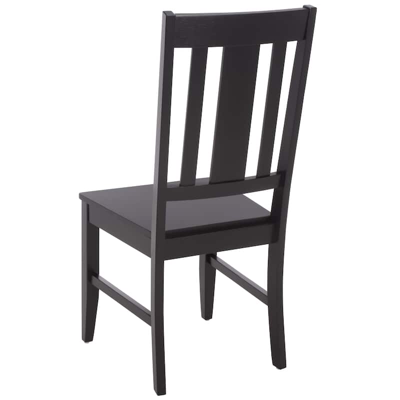 SAFAVIEH Home Roswitha Slat Back Side Chair - 18"W x 22"D x 39"H
