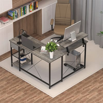 L-Shaped Multifunctional Desk