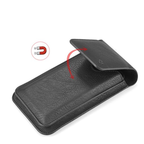 vertical holster dual phone holder card slot belt loop clip on case overstock 32086701 vertical holster dual phone