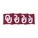 preview thumbnail 1 of 1, Oklahoma Sooner Crimson Cornhole Bags All-Weather Resin Filled