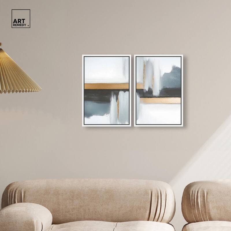 Azure Horizon II Canvas Set of 2 by Art Remedy