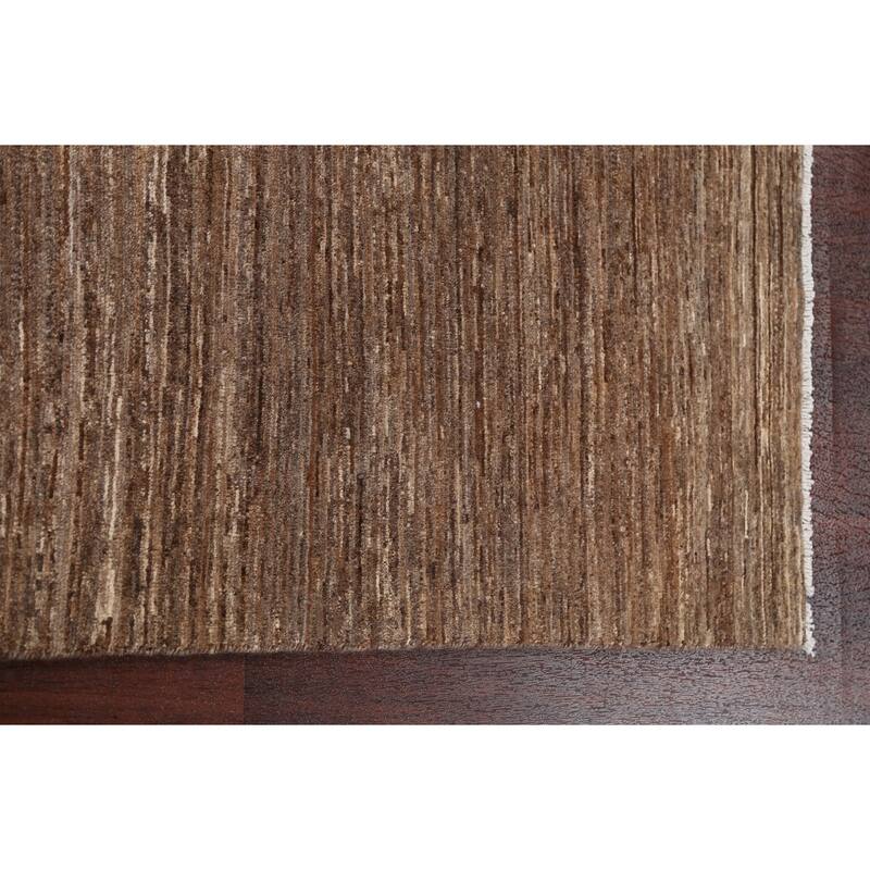 Brown Gabbeh Kashkoli Oriental Area Rug Wool Hand-knotted Foyer Carpet - 4'7" x 6'7"