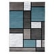 preview thumbnail 130 of 135, World Rug Gallery Contemporary Modern Boxed Color Block Area Rug