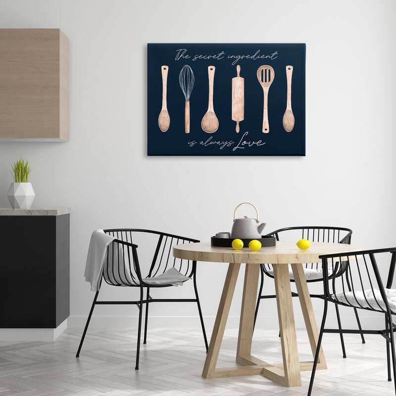 Stupell Secret Ingredient Always Love Canvas Wall Art Design By Lux + Me Designs