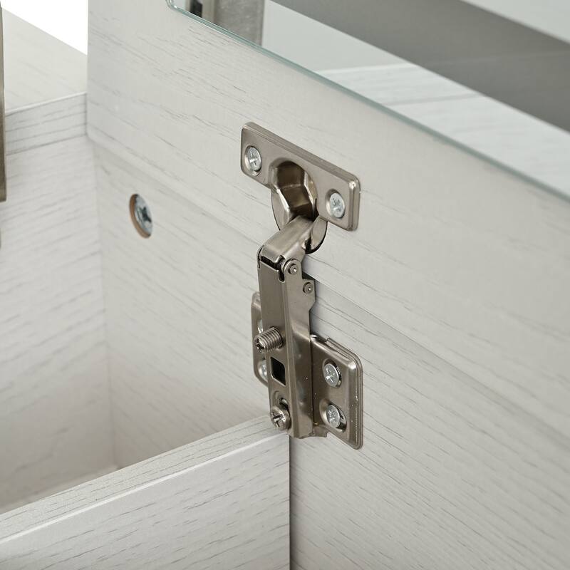 Extendable Makeup Dressing Table with Stool, 3-in-1 Makeup Vanity Desk with Flip-Top Mirror & 3-Color LED Light, White