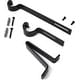 preview thumbnail 9 of 13, Long Double Drapery Curtain Window Rod Bracket Holder, Up to 1.25" Rod