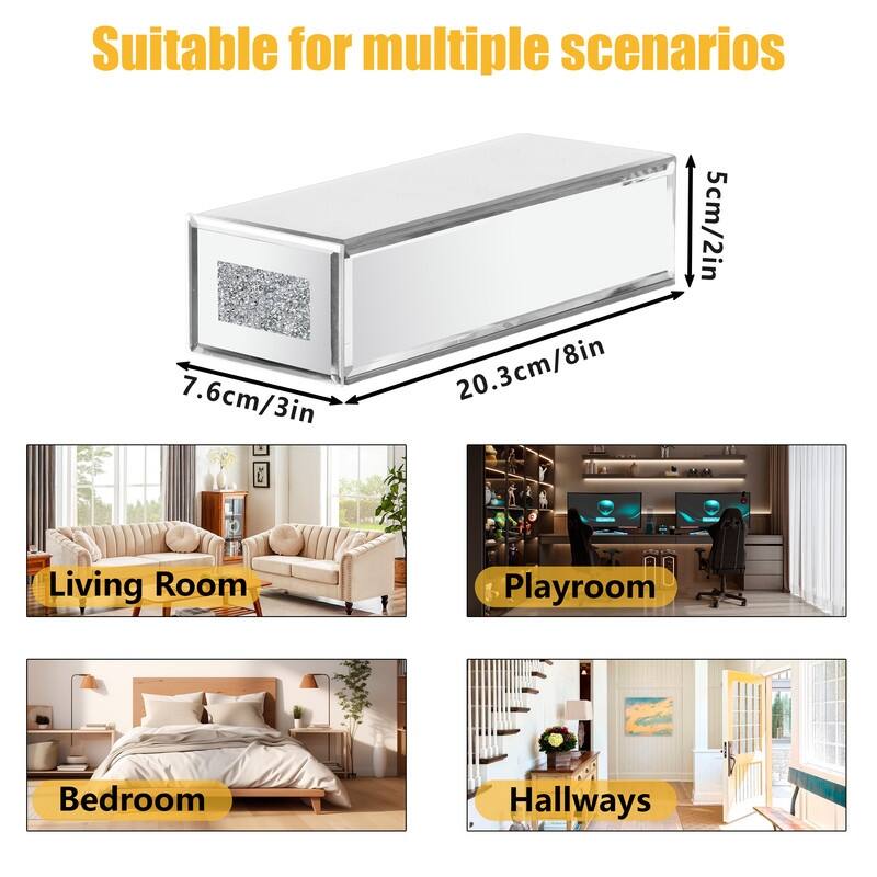 Shoe Floating Display Shelves Wall Mount Set Of 4