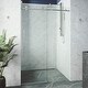 preview thumbnail 58 of 57, VIGO Elan E-class Shower Door with Clear Glass 3L x 60W x 76H - Chrome