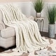 preview thumbnail 95 of 95, Superior Arctic Boho Jacquard Plush Fluffy Fleece Blanket