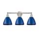Option Blue / Satin Nickel