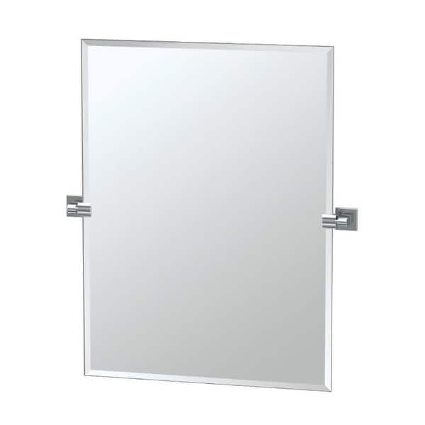 Gatco 4059s Elevate 24 X 19 1 2 Frameless Bathroom Mirror Frameless Bathroom Mirror