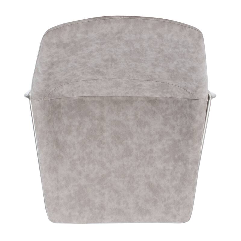 SAFAVIEH Essyllt Mid-Century Modern Counter Stool - 25" W x 22" D x 39" H - 25Wx22Dx39H