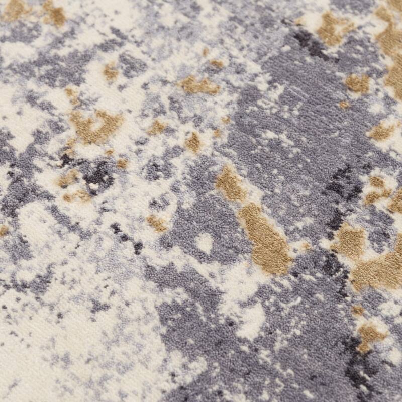 Alora Decor Belice Transitional Gray/Multi Wool/Tencel Blend Area Rug