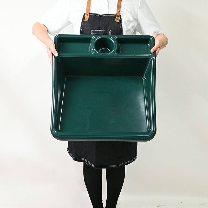 Compact Garden Tidy Tray with Shelf - 19"L x 19.5"W x 6"H; 2lbs