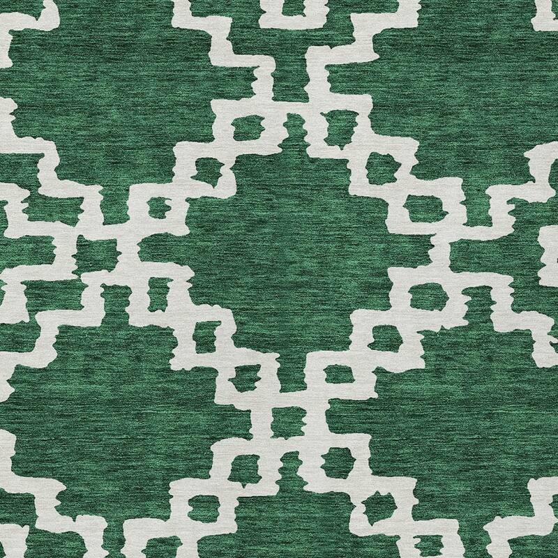 HomeRoots Geometric Transitional Rectangle Outdoor Rug