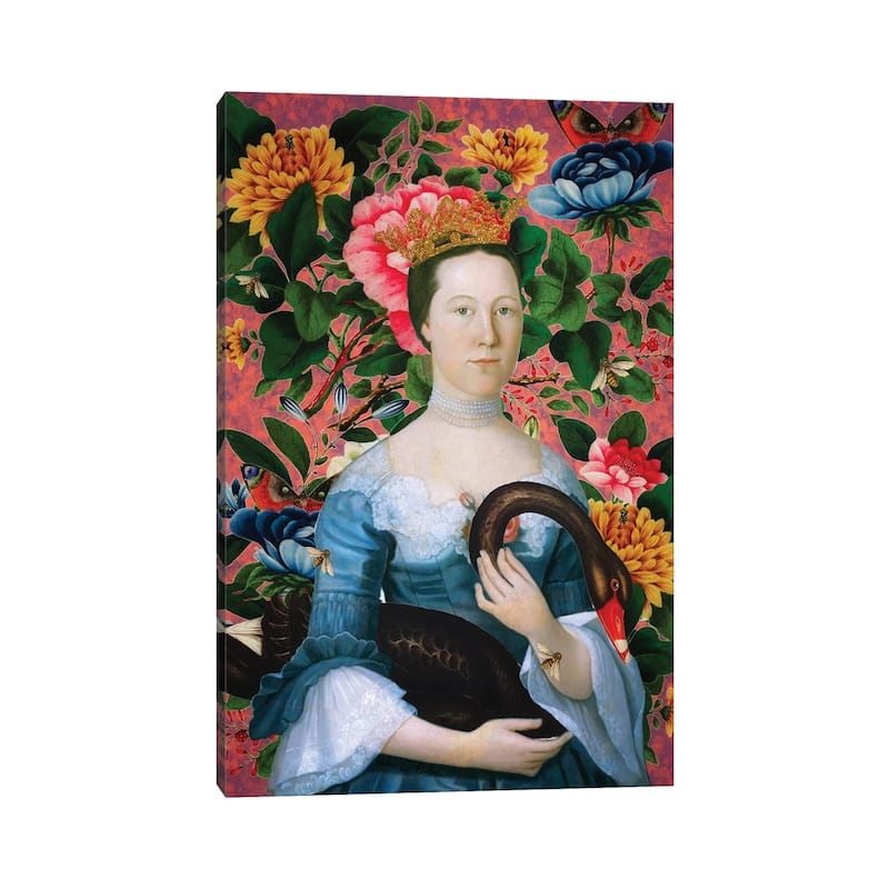 iCanvas "Queen Black Swan" by Erika C. Brothers Canvas Print