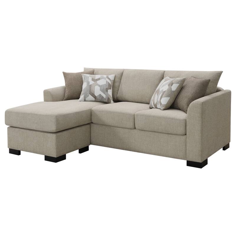 Pacheco Upholstered Sleeper Sectional Chaise Sofa