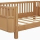preview thumbnail 7 of 41, Toddler Low-profile Bed with Fences Headboard Footboard and Removable Side Rails for Kids, Girls and Boys Wooden Daybed