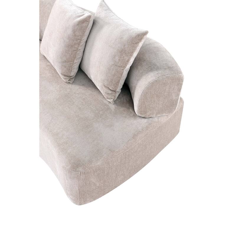Manhattan Comfort 2 Piece Modern Verandah Chenille Multi Sofa Set