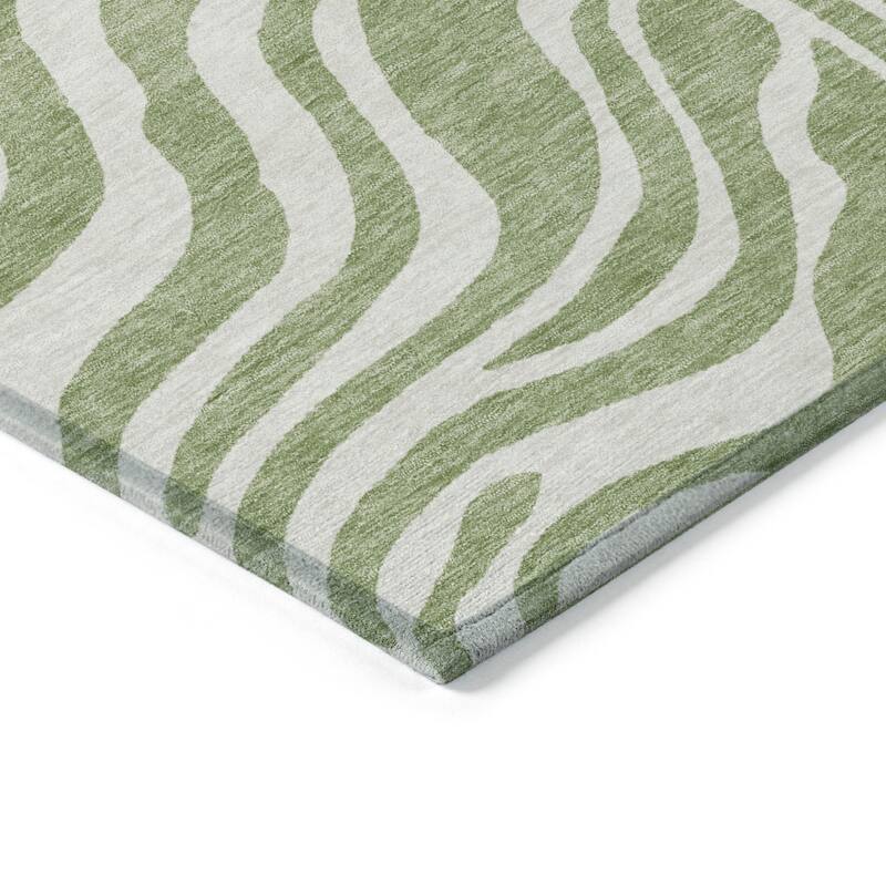HomeRoots Animal Print Transitional Rectangle Outdoor Rug