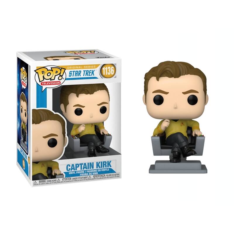 Funko Pop! Star Trek Captain Kirk in Chair #1136